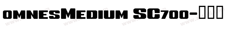 0mnesMedium SC700字体转换